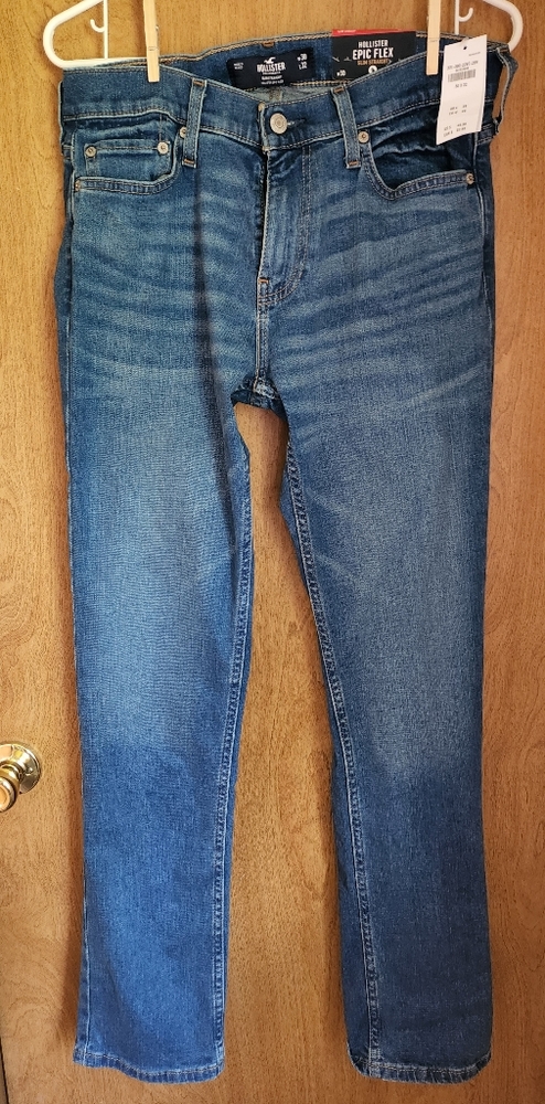Hollister Epic Flex Slim Straight Jeans NWT